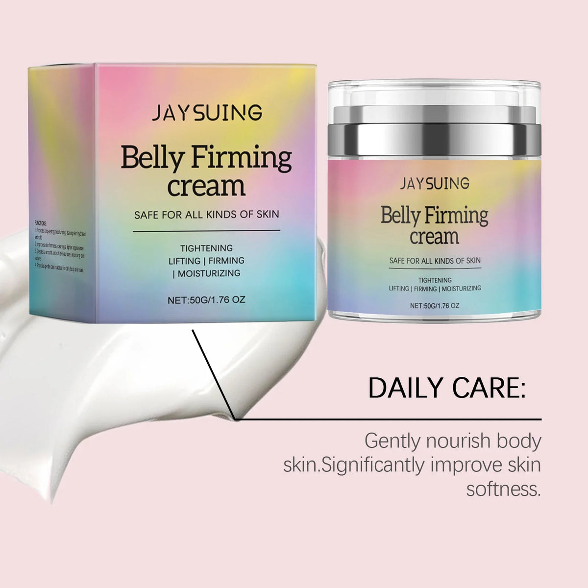 Belly Firming Cream Tightening Anti-Cellulite Lotion for Thigh Butt Arm Moisturize Improve Loose Sagging Skin Body Shaping Cream
