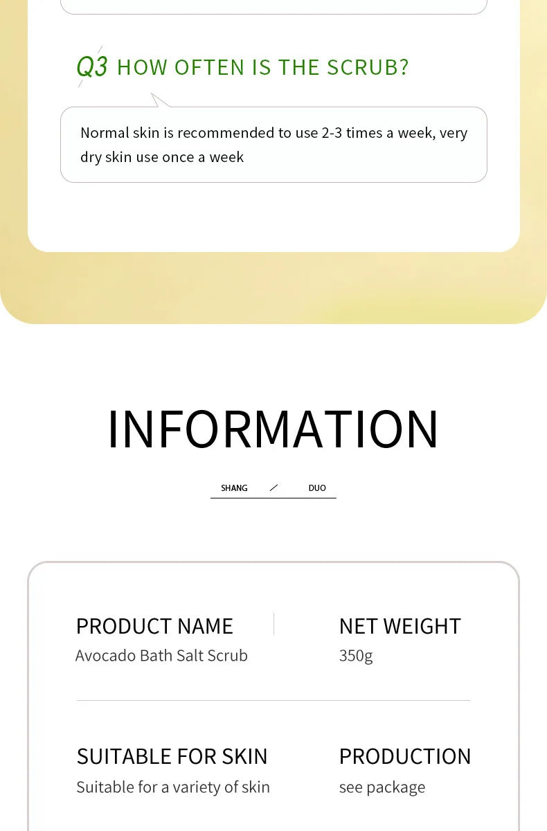 Body Scrub Face Collagen Body Wash SADOER Exfoliating Fruit Bath Salt Scrub Moisturizing Gentle Smooth Skin Refresh Cleaning Hot