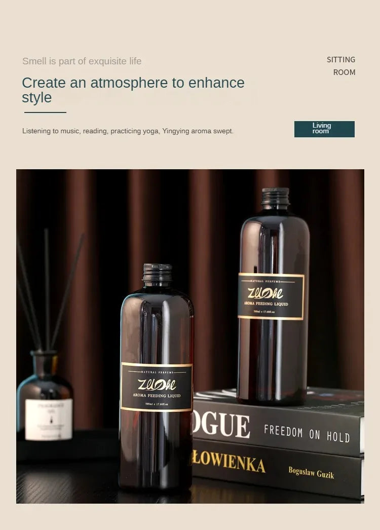 DIY House Fragrance Essential Oil 500ml Hilton Hotel Long-lasting Aromatherapy Deodorant For Living Room Bedroom Hotel Toilet
