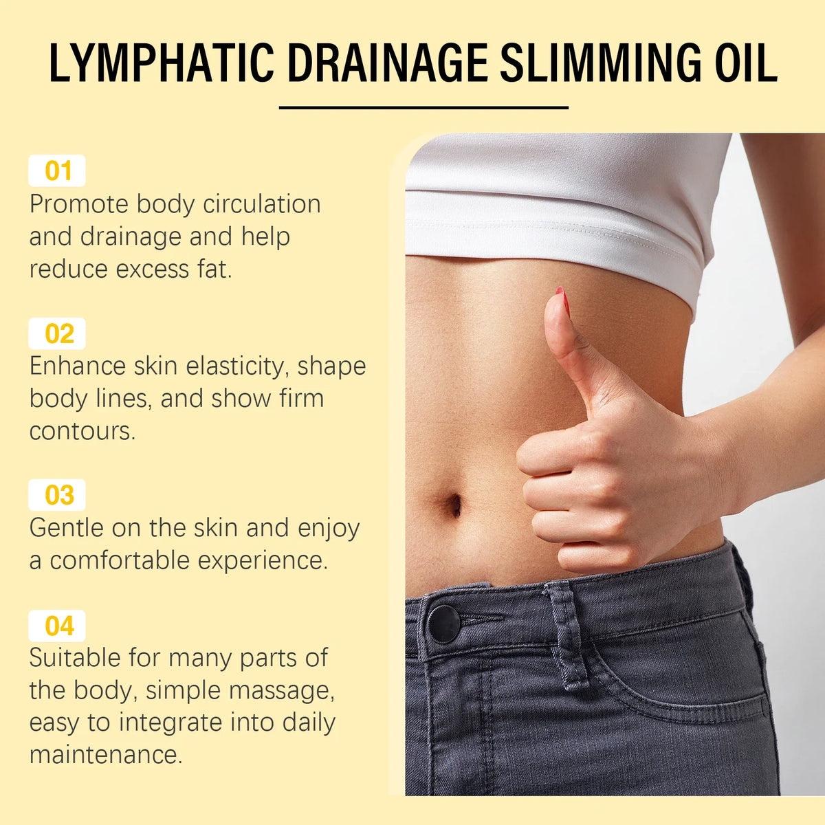 Bee Venom Slimming Oil Lymphatic Drainage Weight Loss Body Firming Tightening Hydrating Fat Burning Anti Cellulite Massage Oil