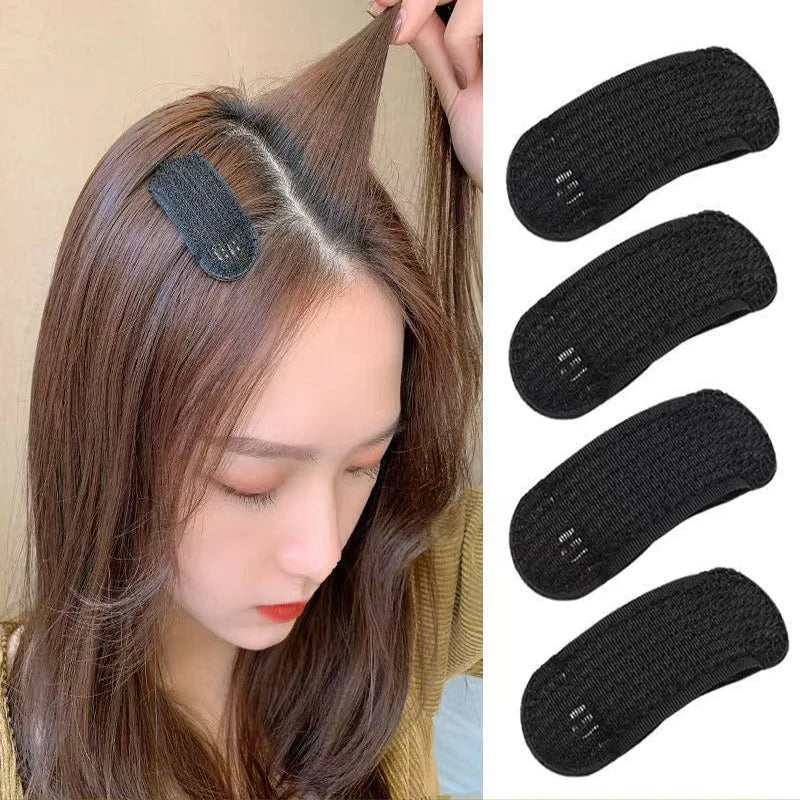 2/4/8pcs Fluffy Invisible Hair Clip for Volume Front Hairline Puff Cushion Perfect for Bun Styling Adding Women’s Hair Styling