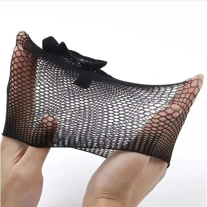 5 PiecesPackage High Quality Stretchable Elastic Hair Nets Open Ends Mesh Net Wig Caps for Hair Styling