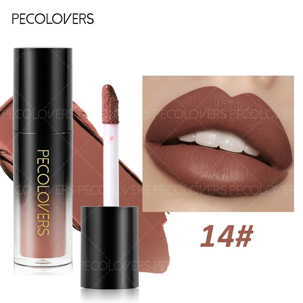 1PC Lightweight Non-stick Cups, Nude, Velvet Matte, Halloween Makeup, Lip Gloss Lipstick, Suitable for Festival and Stage Makeup
