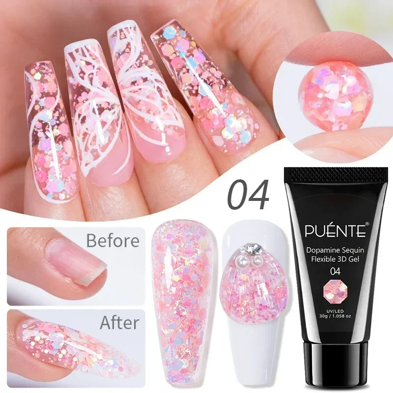 5ml Golden Silvery Metallic Painting Liner Gel Polish Chrome Mirror Effect Semi-Permanent Varnish For Stunning French Nail Art