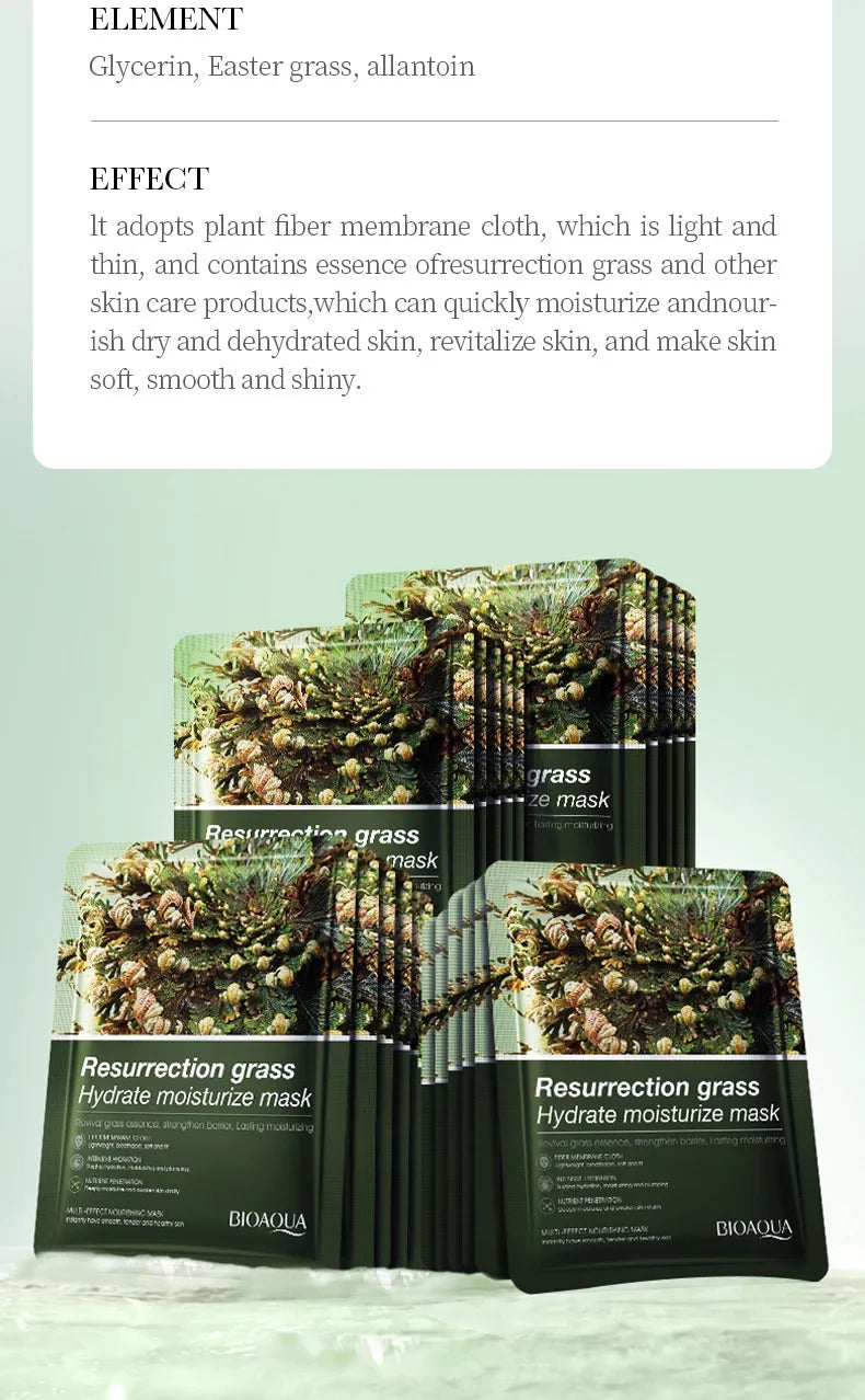 6/12pcs BIOAQUA Caviar Grape White Truffle Face Mask Anti Wrinkle skincare Moisturizing Hydrating Facial Masks Skin Care