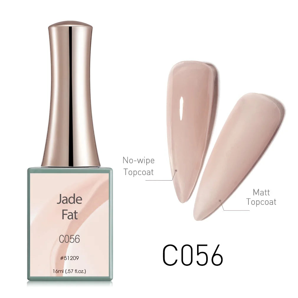 Canni Jelly Pink Nail Gel Polish French Nail Nude Color Gel Varnish Long Wear Diamond No Wipe TopCoat Nail Manicure Nail Lacquer