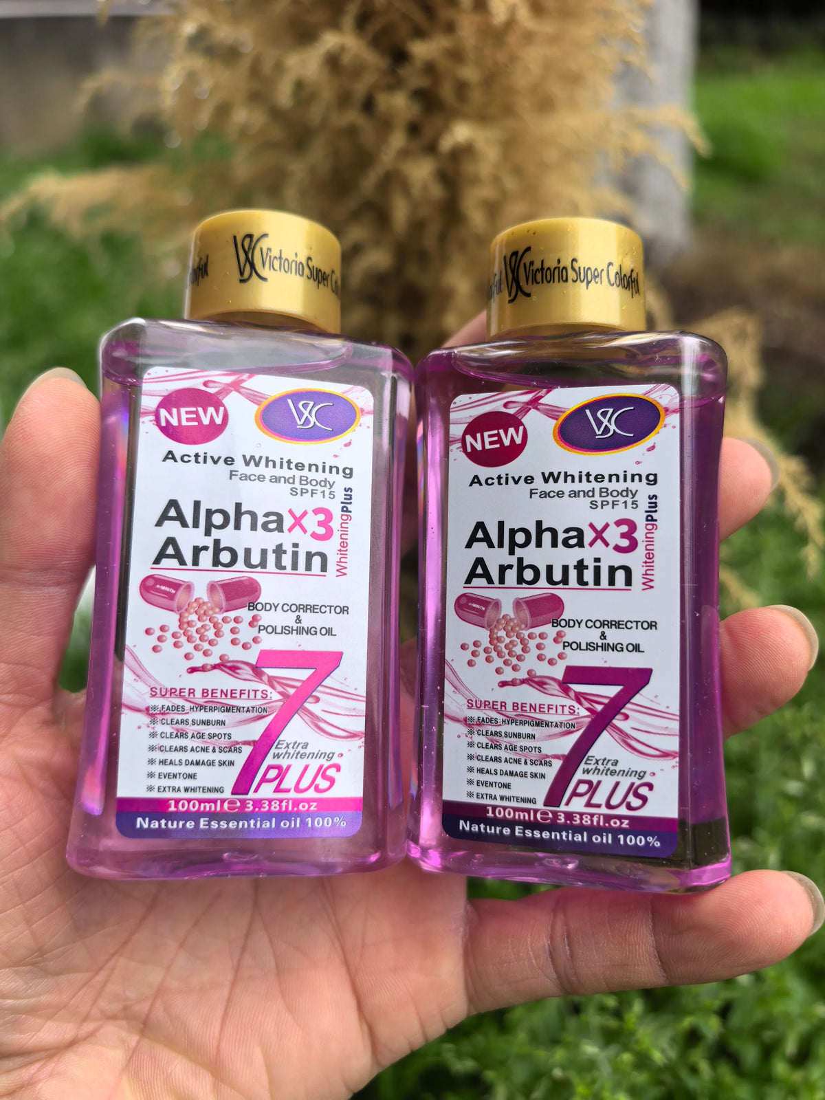 Alpha Arbutin Whitening Oil Smoothing Moisturizer Brighten Anti-Aging Nourishing Lighten Fine Lines Spots Body Massage Skin Care