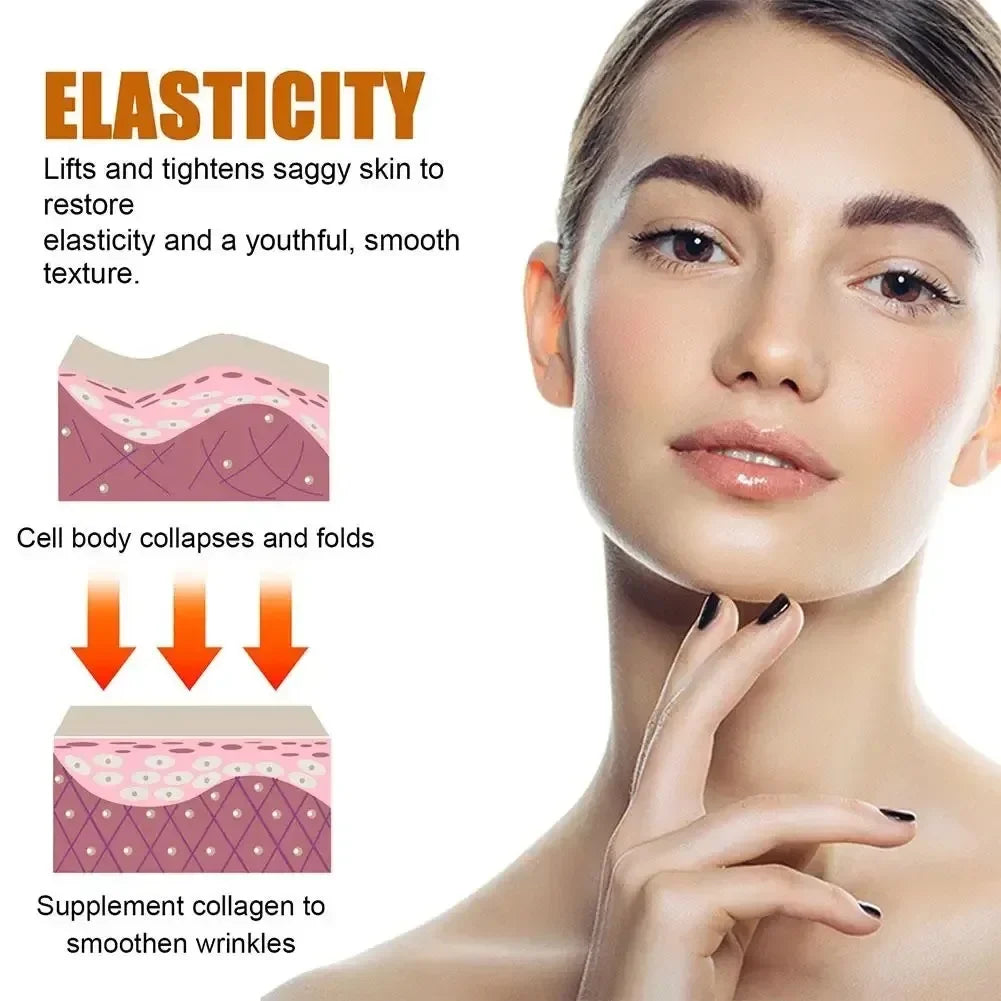 Collagen Face Serum Moisturing Tightening Hydrating Smoothing Nourishing Brightening Face Skin Care Product Balance Water Oil