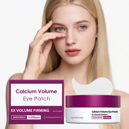 Calcium Volume Eye Patch For Anti-Puffiness Remove Eye Dark Circle Reduce Fine Lines Moisturizing Rejuvenating Firming Eye Masks