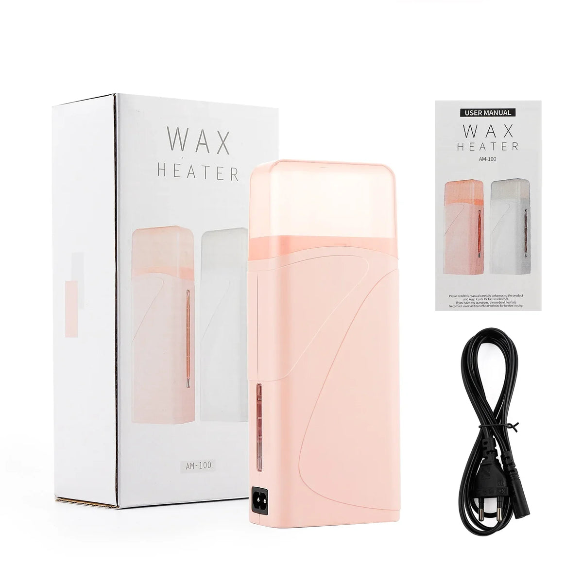 Foreverlily Portable Wax Roller Machine Electric Wax Warmer Depilatory Wax Heater Waxing Leg Warmer Hair Removal Roll On Wax