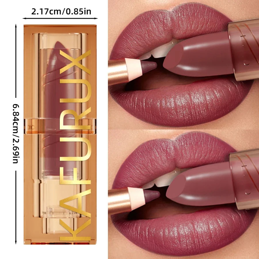 14-Color Matte Lipstick, Non-Fading, Long-Lasting Velvet Finish, Smooth Matte Lip Makeup Lip Tint Cosmetic for Women Gift Lipglo