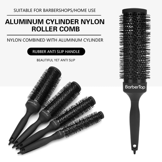 Extra Long Hair Rolling Brush 35cm - Professional Styling Tool for Blowout, Volumizing Hair Roller, Heat Resistant Salon Use