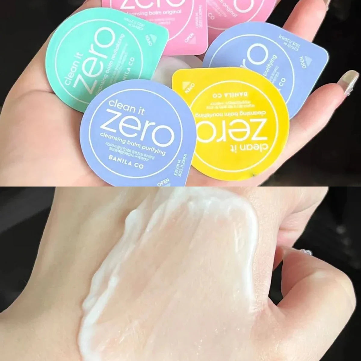 Banila Co Clean It Zero Cleansing Balm Mini Capsule Set 4×3g,Creamy Balm,Deep Makeup Removal,Korean Cosmetic,Korean Makeup