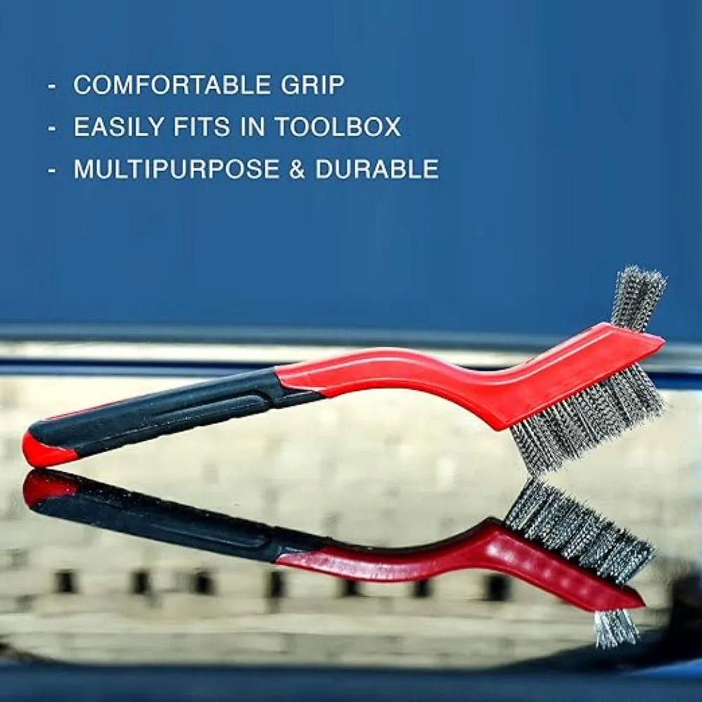 3-45Pcs Brass Cleaning Brush Metal Brass/Stainless Steel/Nylon for Gas Hoods Grease and Stain Removal Cooktop Cleaning Tool