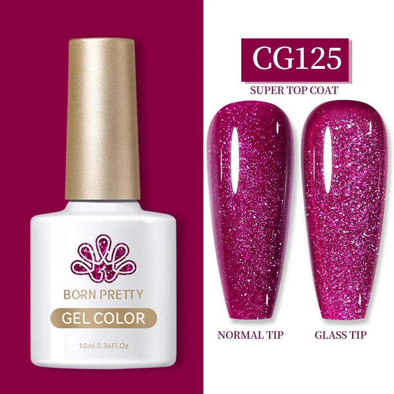 BORN PRETTY 10ml Clear Blooms Gel Polish UV LED Soak Off Nail Art Polish for Spreading Effect Marble Nail Polish Gel Painting