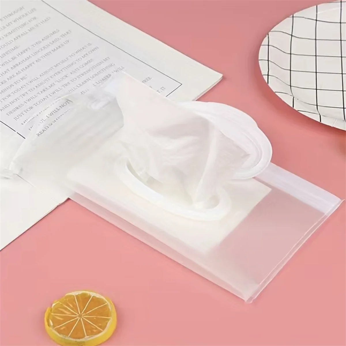 Baby Wipe Case Travel Tissue Holder Wet Wipes Storage Bag Reusable Wet Wipe Pouch For Travel Mask bag Tissue bags Wet wipes