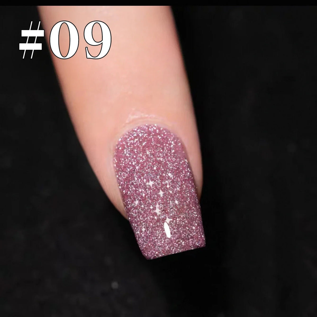 1-12pcs Wine Red Flash Crushed Strobe High Density Diamond Glitter Gel Nail Polish Black Nails Red Nails White Nails