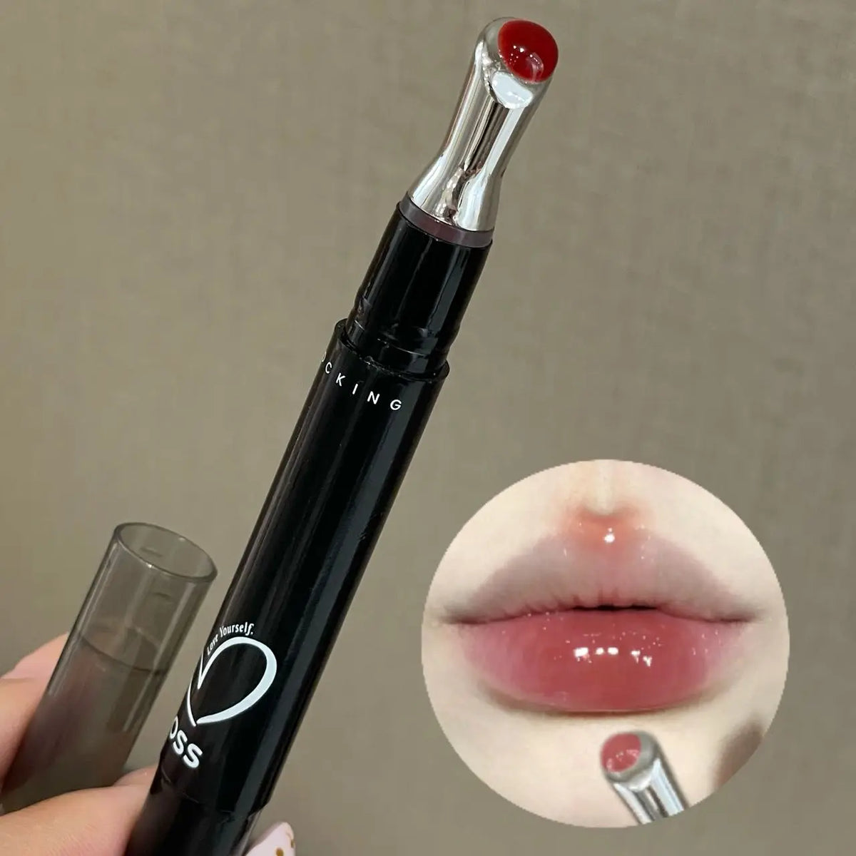 Herorange Hydrating Glossy Lip Gloss Long Lasting Brightening Create Plump Lips for Daily Date
