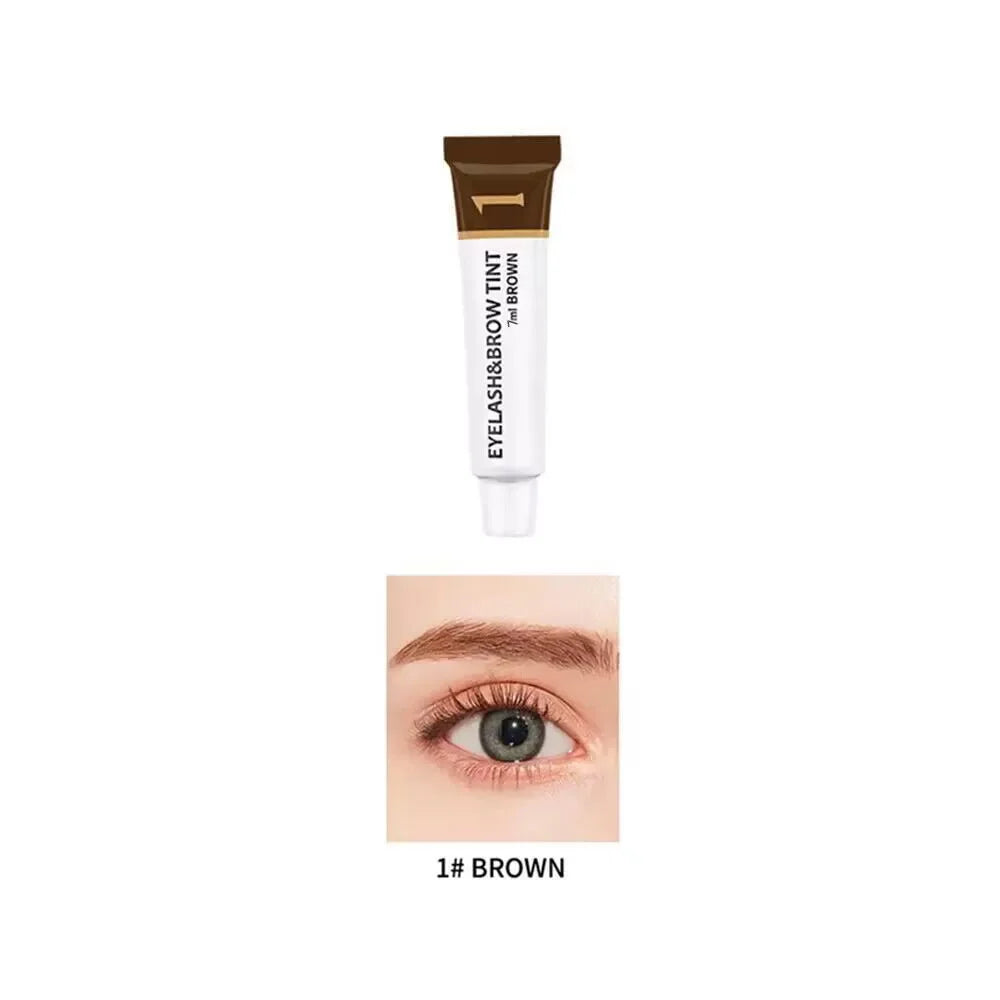 Eyebrow Eyelash Dye Tint Kit Tattoo Eyebrow Mascara Cream Lasting Eye Brow Tint Liquid Paint Brown Black Color Korea Makeup Tool
