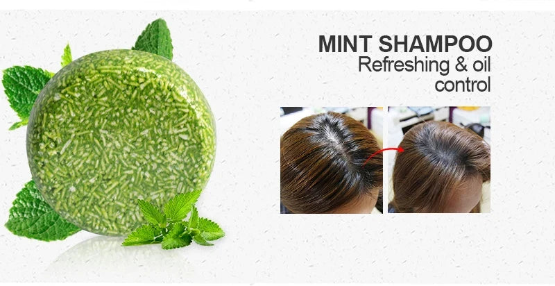 Bamboo Charcoal Clean Detox Shampoo Soap Bar Repair Gray White Hair Color Dye Treatment Nourishing Hair Scalp Treatment 60g