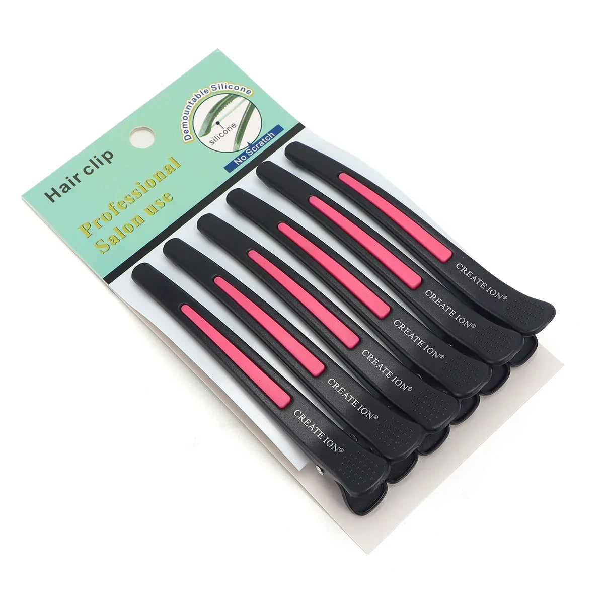 6Pcs Salon Alligator Hair Clips Traceless Hairdressing Clips Claws Section Barbershop Beauty Styling Tools Hairpin Accessories
