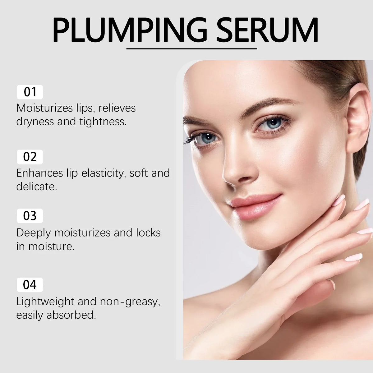 15g Plumping Lip Serum Volumising Increase Lip Elasticity Gloss Reduce Fine Lines Moisturizing Nourishing Sexy Lip Care Product