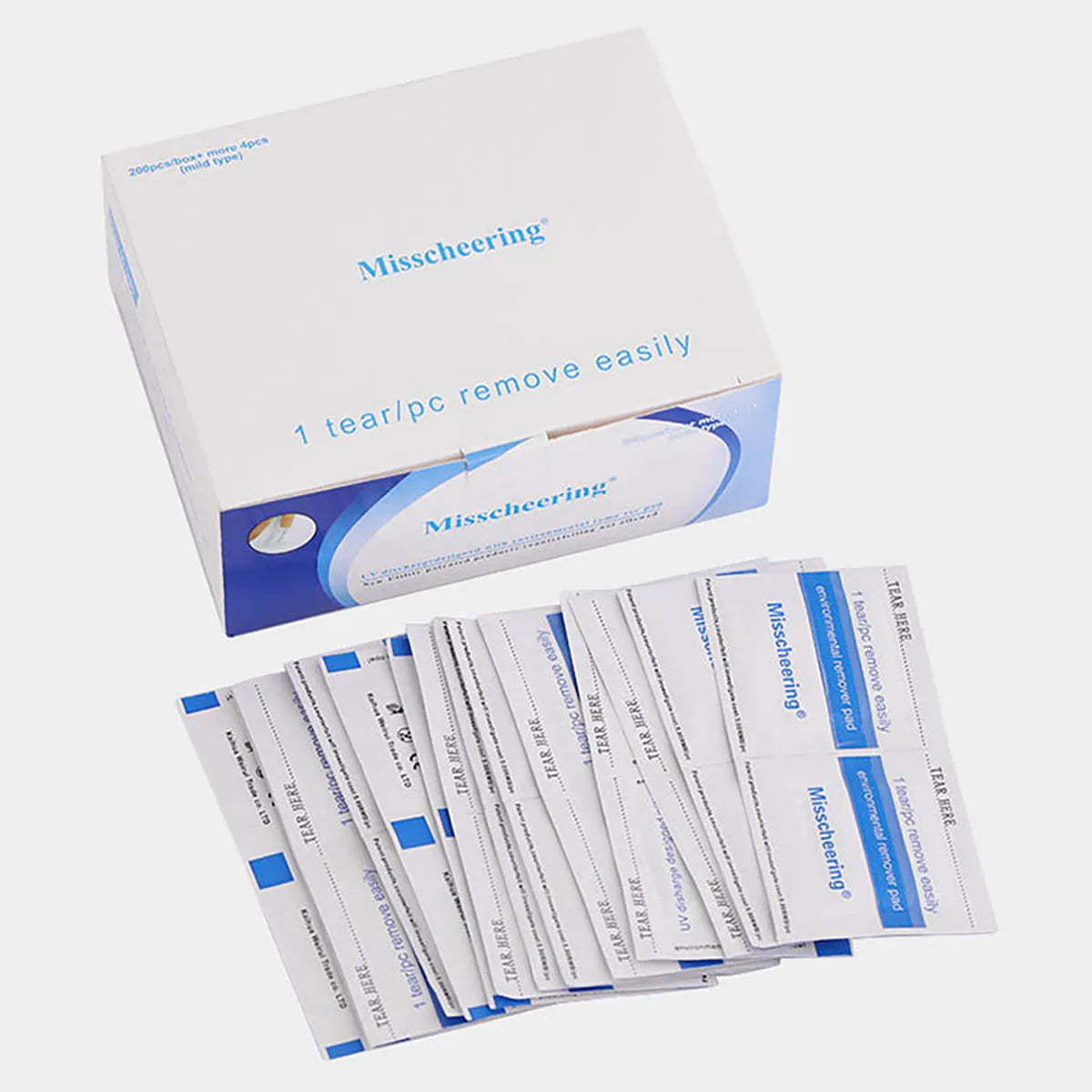 50/100/200pcs Nail Art Cleaner Gel Polish Remover Wet Wipes Paper Pads For Manicure Cleanser Nail Art UV Gel Remover Tool Set