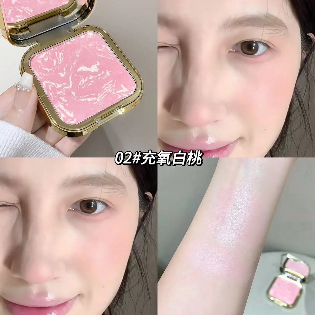 Kakashow Bright Color Gradual Powder Blusher Delicate Skin Melting Color Natural Korean Slightly Drunk Makeup Blusher