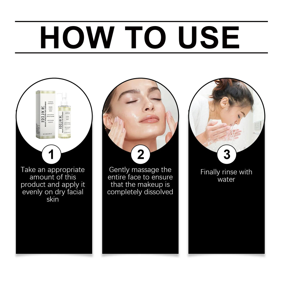 Gentle Cleansing Oil - A Gentle Facial Cleansing Oil for Makeup Removal, Leaving Skin Non-Tight, Moisturizing and Hydrating