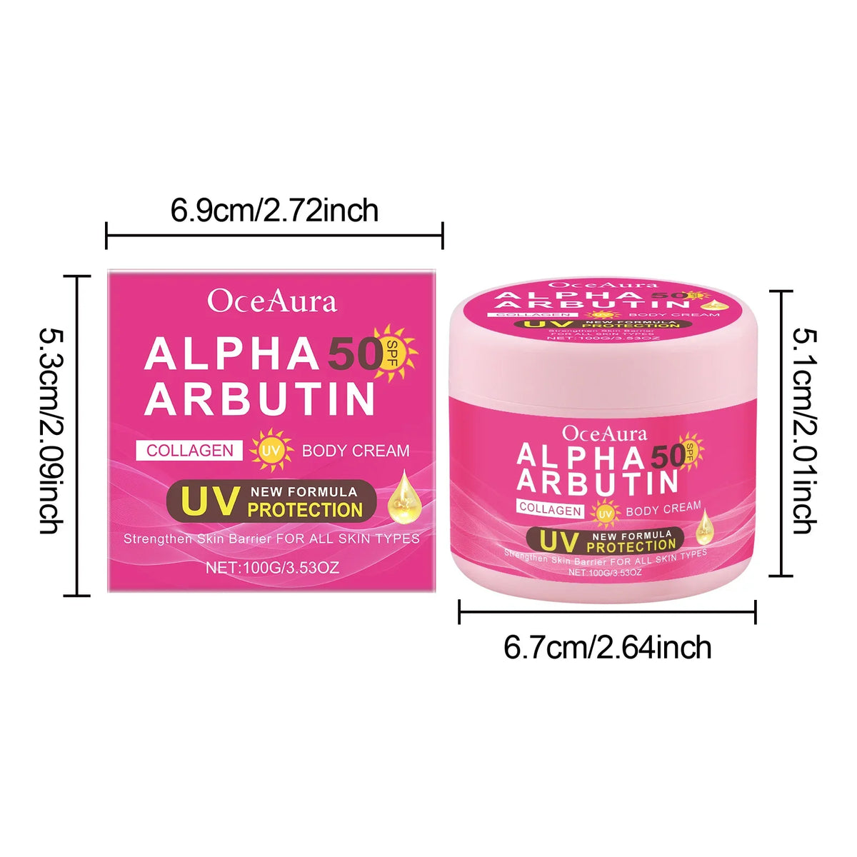 Alpha Arbutin Body Cream Repair Rough Dullness Anti Drying Body Moisturizer Uv Protection Reduce Melanin Skin Brightening Lotion