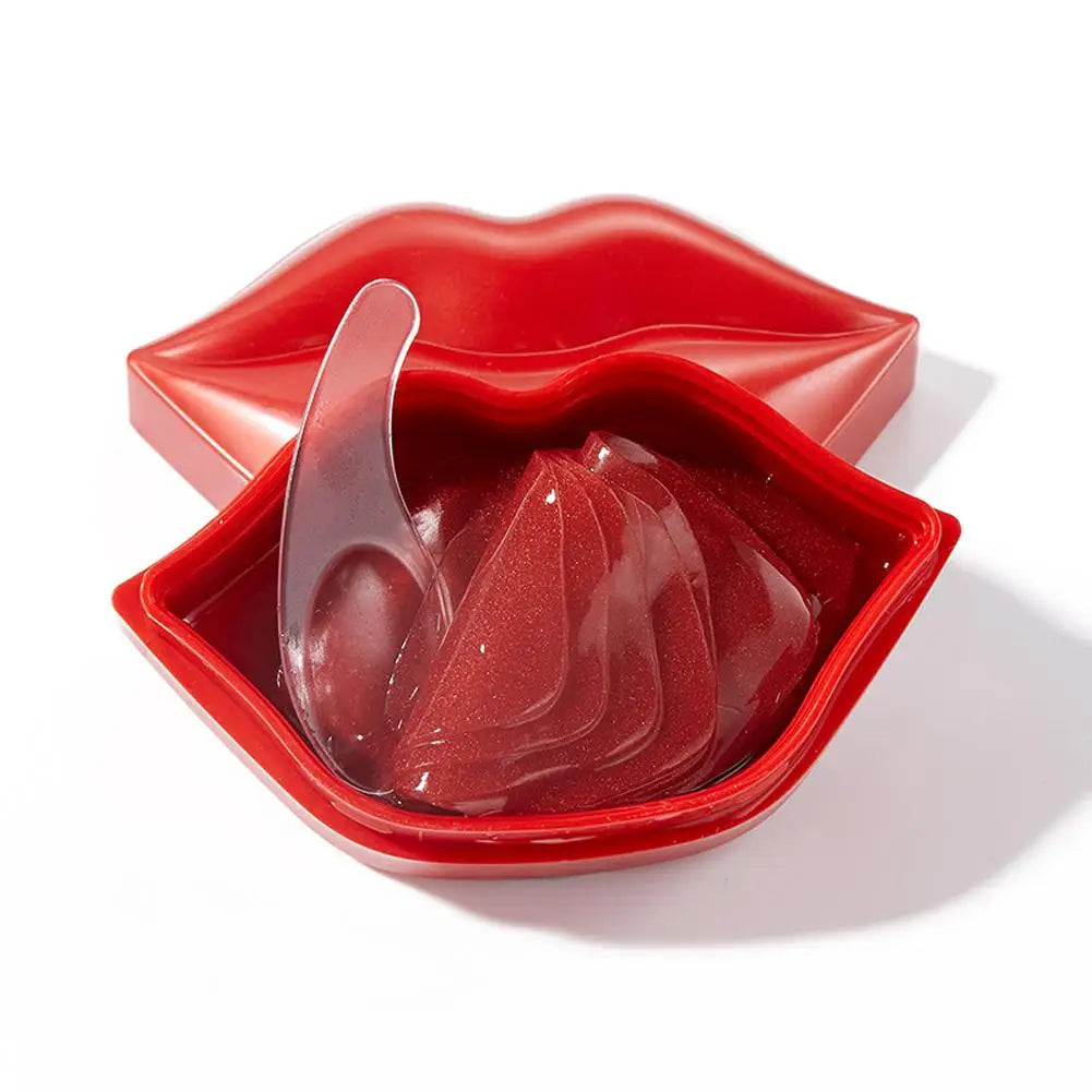 20pcs Fruit Vitamin C Moisturizing Lip Mask Reducing Lip Wrinkles Repair Lip Patches Nourishing Lips Plumper Recreate Sexy Lips