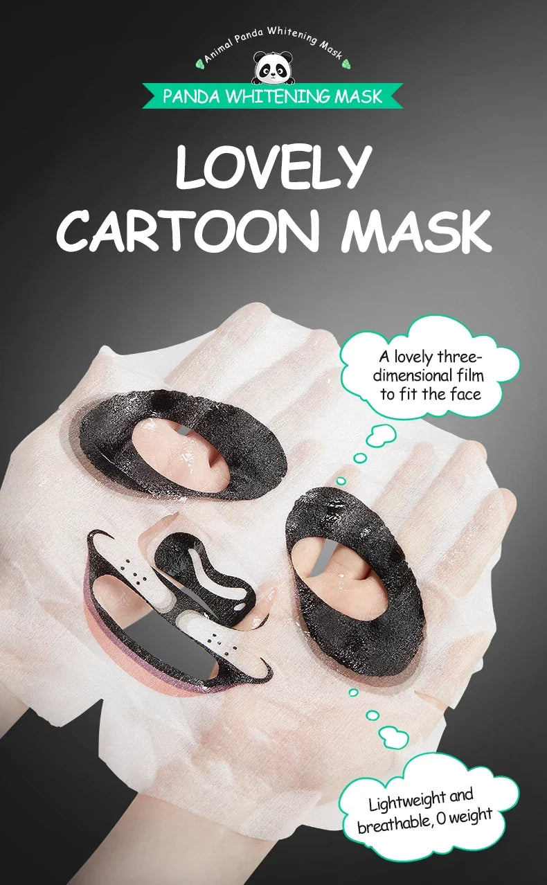 5pcs SADOER Animal Pattern Masks Face Mask Moisturizing Anti Wrinkles Anti-Aging Whitening Facial Masks Skin Care Novel Products
