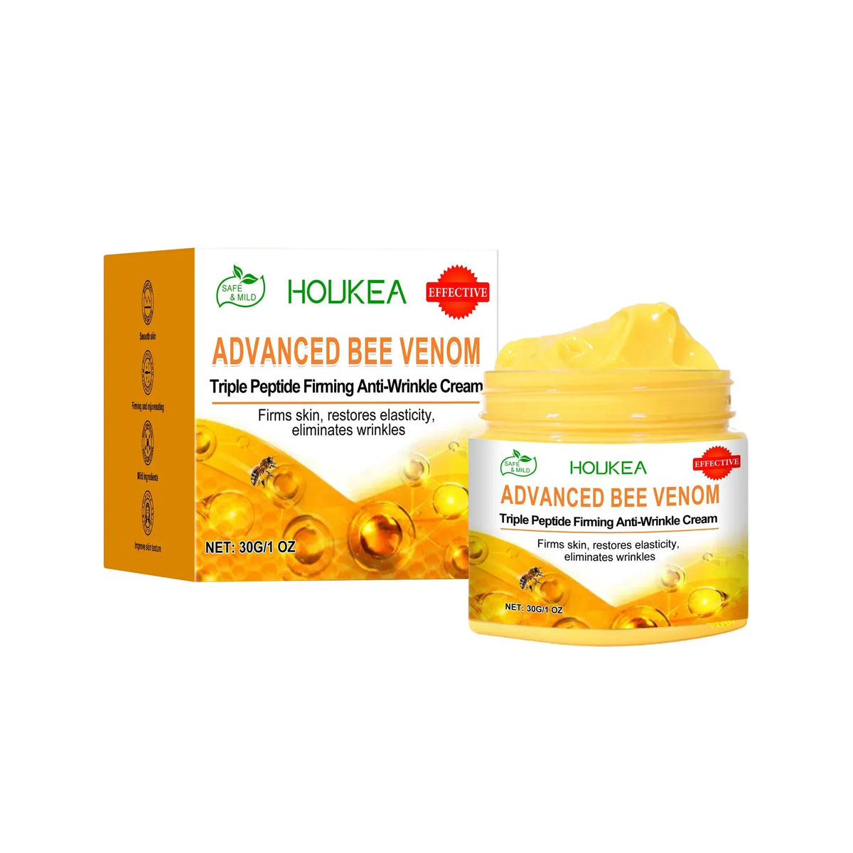 Bee Venom Anti-Aging Cream Rejuvenate face Skin Deep Moisturizing Fade Lines Fast Absorption Repair Instant Wrinkle Skincare