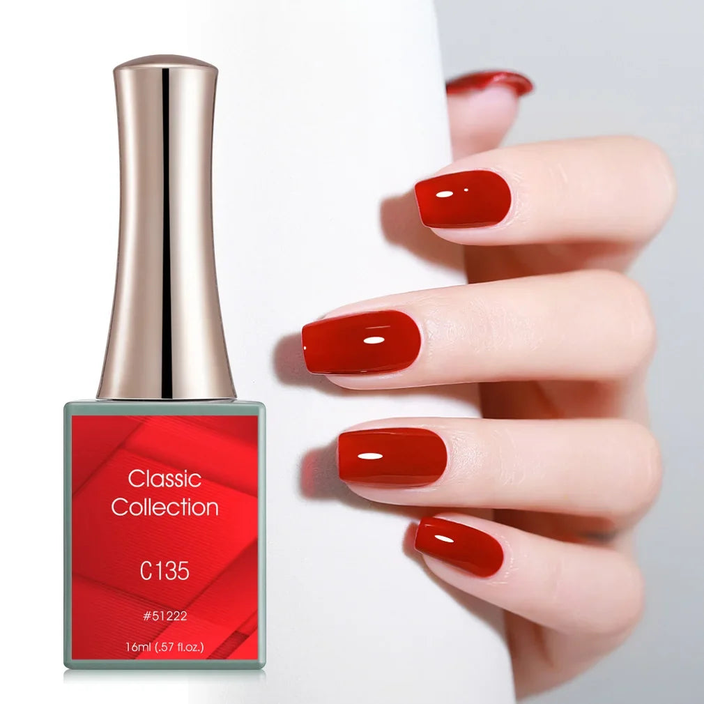Canni Jelly Pink Nail Gel Polish French Nail Nude Color Gel Varnish Long Wear Diamond No Wipe TopCoat Nail Manicure Nail Lacquer