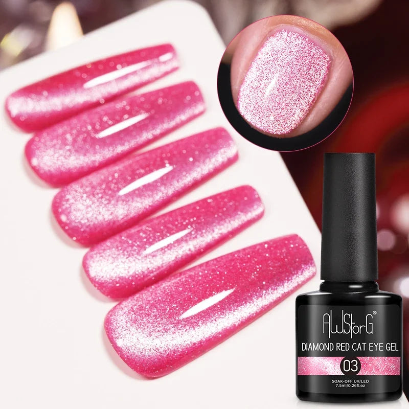AWStorG 5ML Super Silver Metallic Gel Nail Polish Metal Effect Painting Gel Chromes Varnis Semi Permanent for Nail DIY