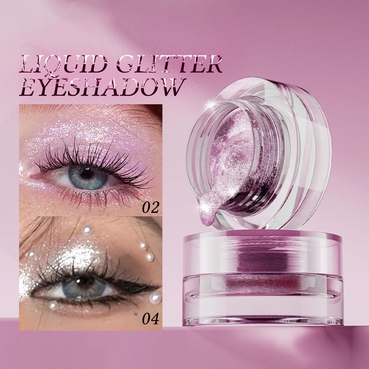 7 Color Liquid Eyeshadow Waterproof, non-sticky  rmt Highlighter & smoky eyeshadow with vivid color payoff Cosmetics