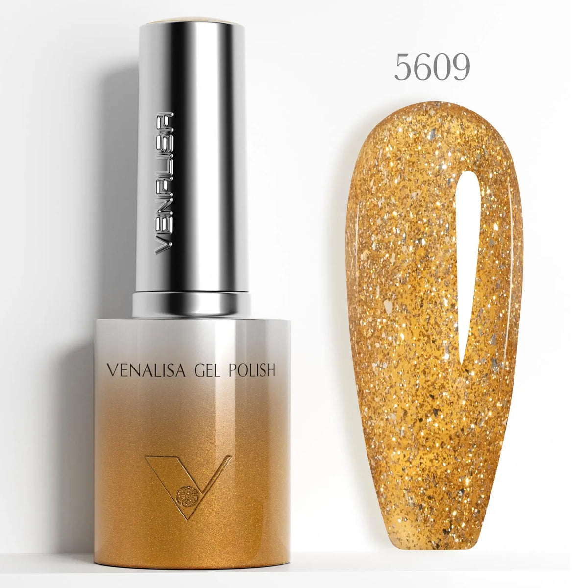 1/5pcsVenalisa Hema/TPO Free Cat Eye Gel Magnet Ultra Flash Nail Gel Polish Diamond Sparkle Soak Off UV LED Varnish Nail Gel