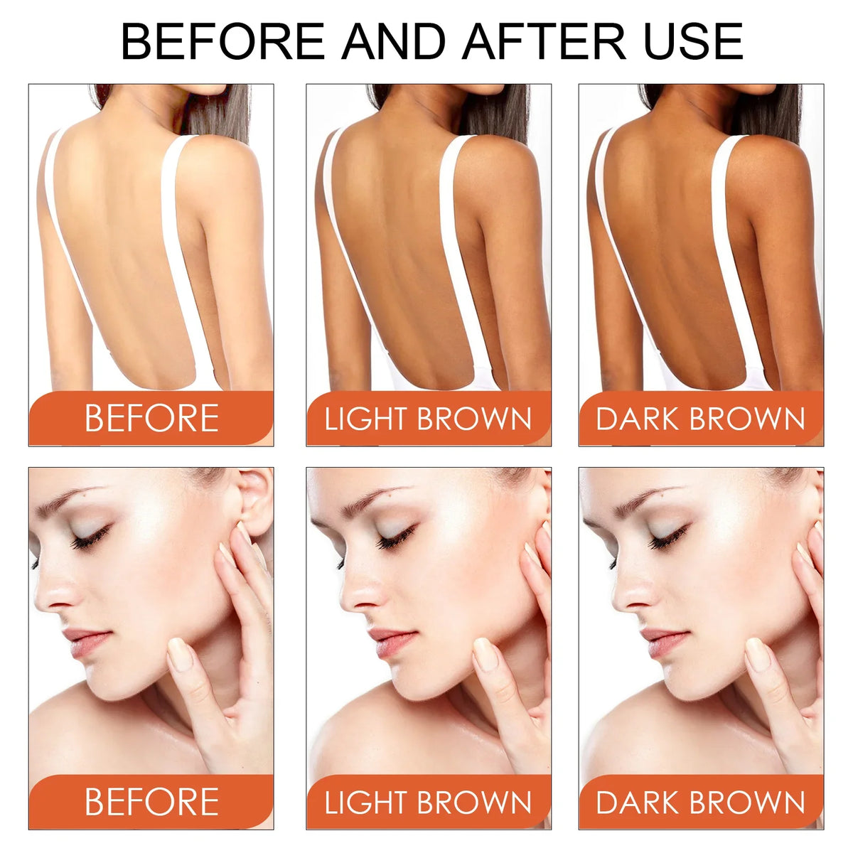 Aloe Vera Tanning Gel for Summer Beach Use. Creates Natural Bronze Skin Tone, Boosts Tanning Effect and Repairs Sunburnt Skin