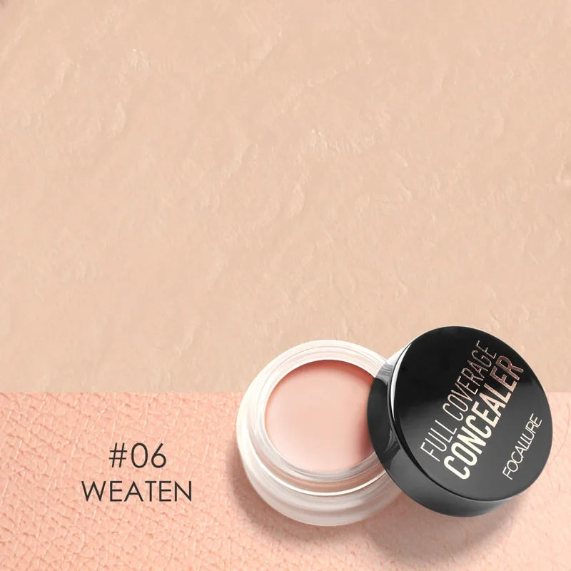 FOCALLURE Makeup Concelaer Full Coverage Waterproof Concealer Cream Oil-control Face Base Foundation Moisturizing Cosmetics