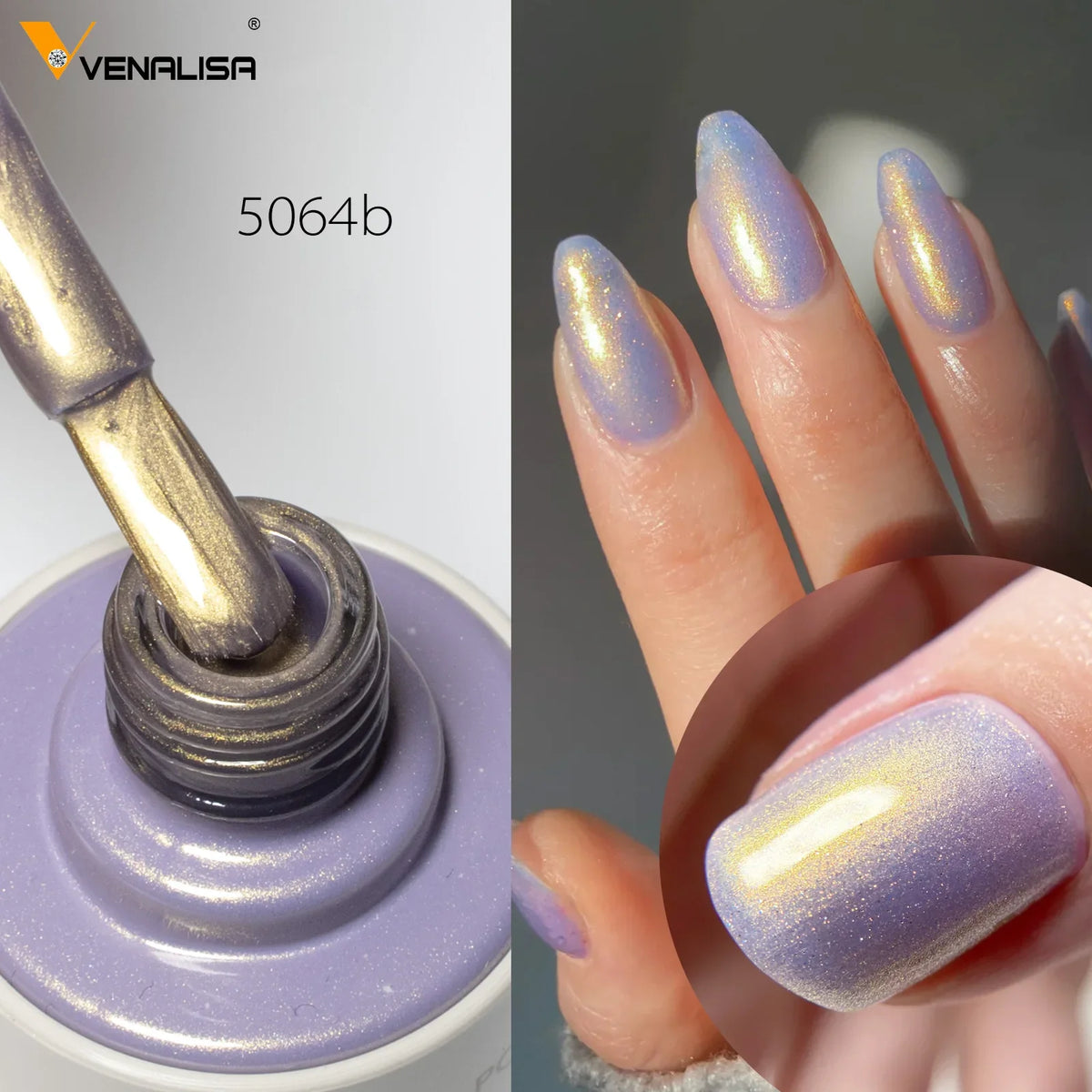 1/2/5pc 10ml VENALISA Nail Gel Polish High Quality Round Brush Soft Consistency Selfleveling  Gorgeous Color Collection Varnish