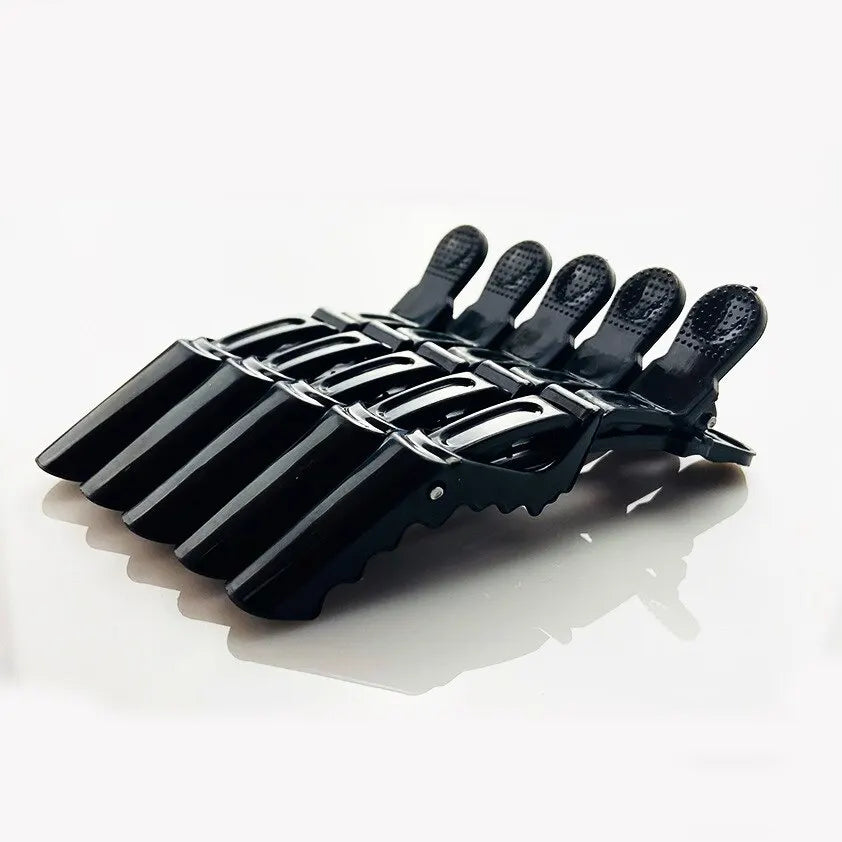 6-12Pcs Hairdressing Alligator Clip Salon Perm Hair Dye Plastic Hairpin Wig Clip Haircut Partition Styling Clip Supplies