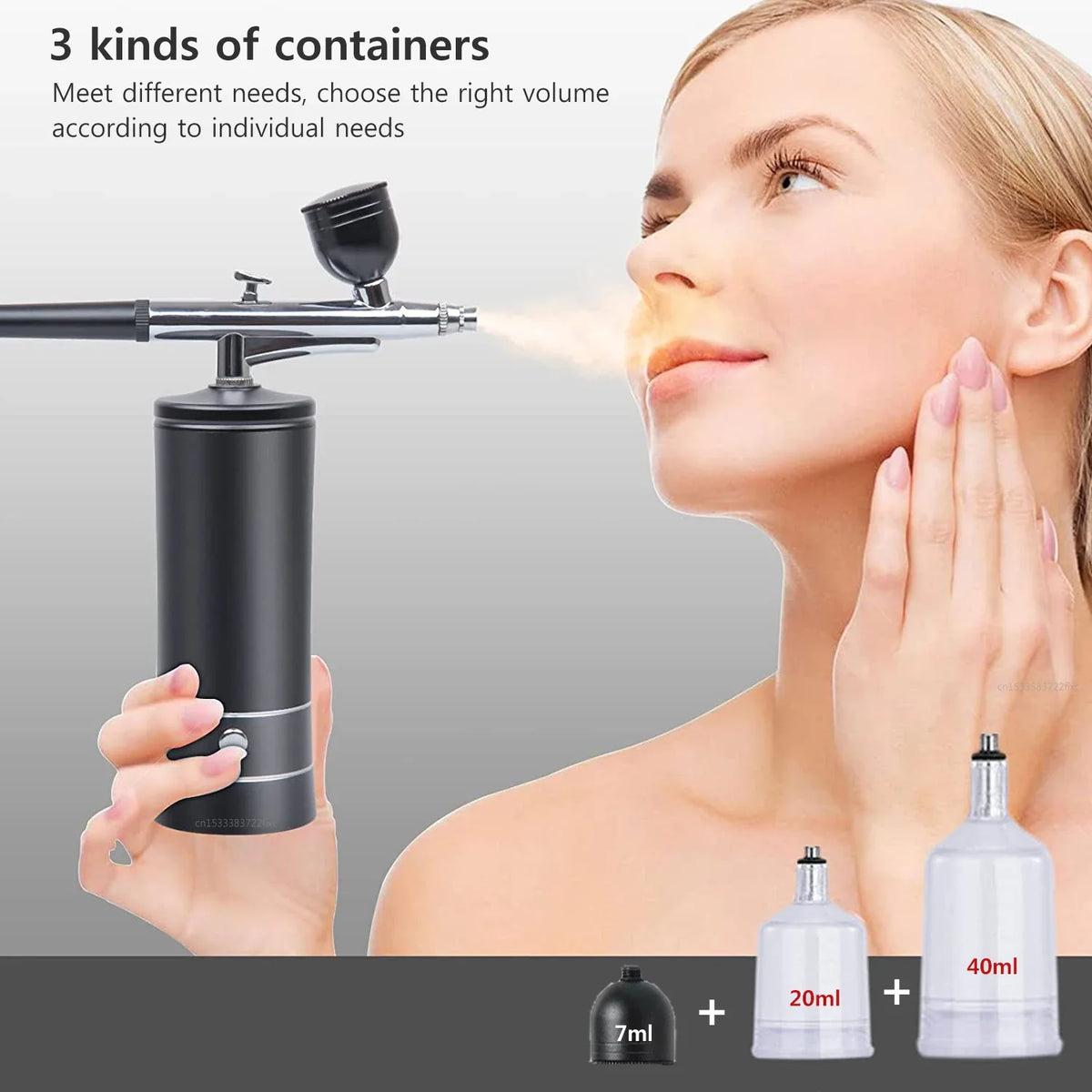 Airbrush Nails Compressor for Painting Makeup Portable Mini Cordless Airbrush Spary Gun for Nail Art Tattoo Cake Decor Painting