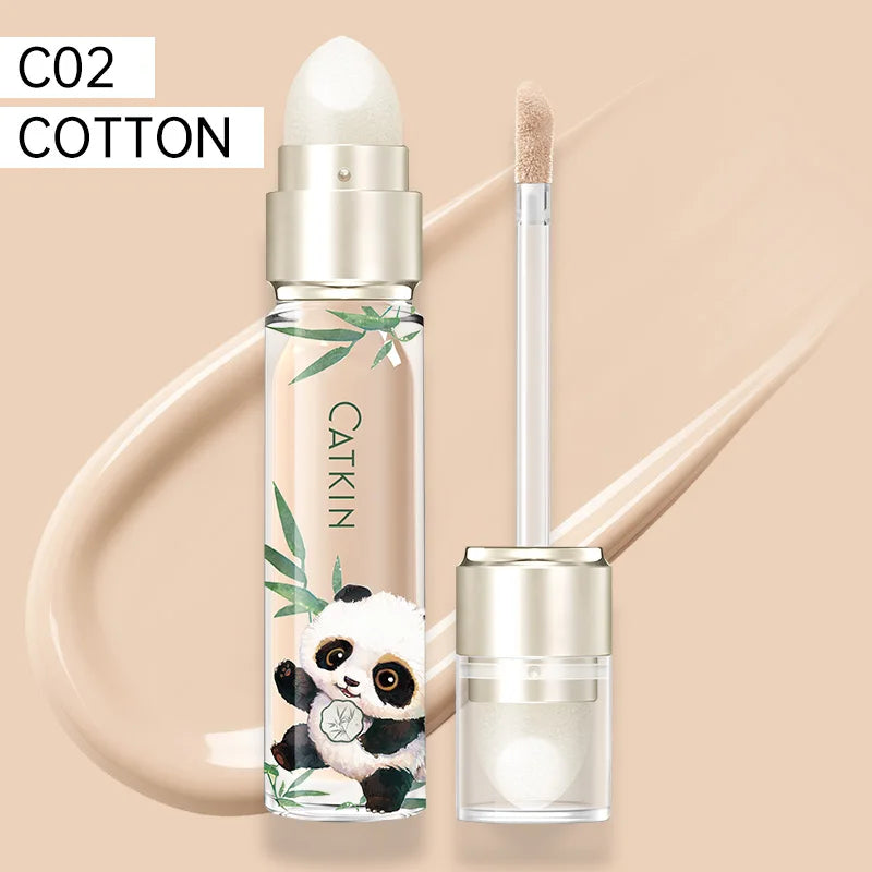 CATKIN Panda double-headed concealer Liquid Oil control Concealer cream Spots Dark circles Skin care