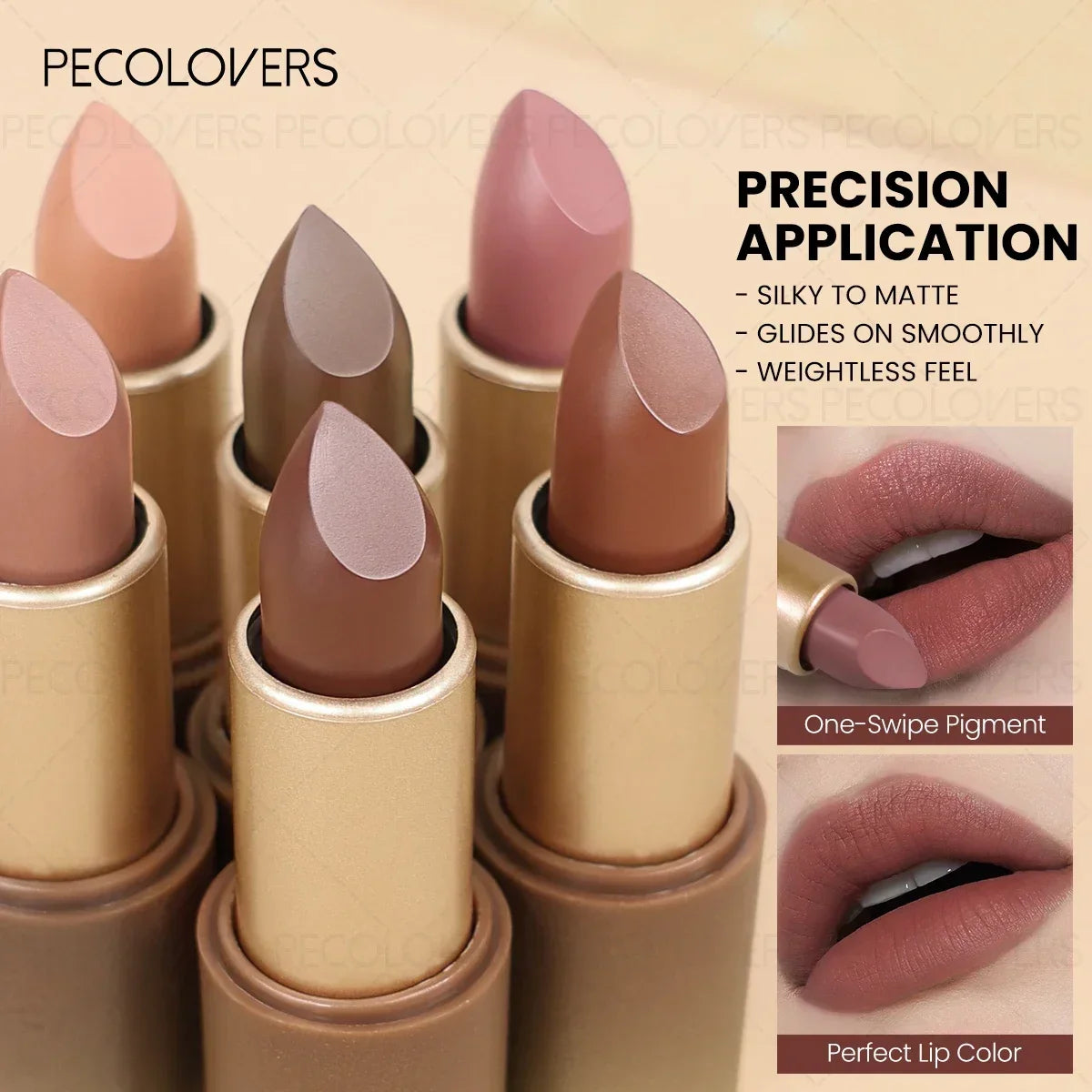 1PC Matte Waterproof Long-Lasting Lipstick - Non-Greasy, Easy To Use, Perfect Christmas Gift for Women
