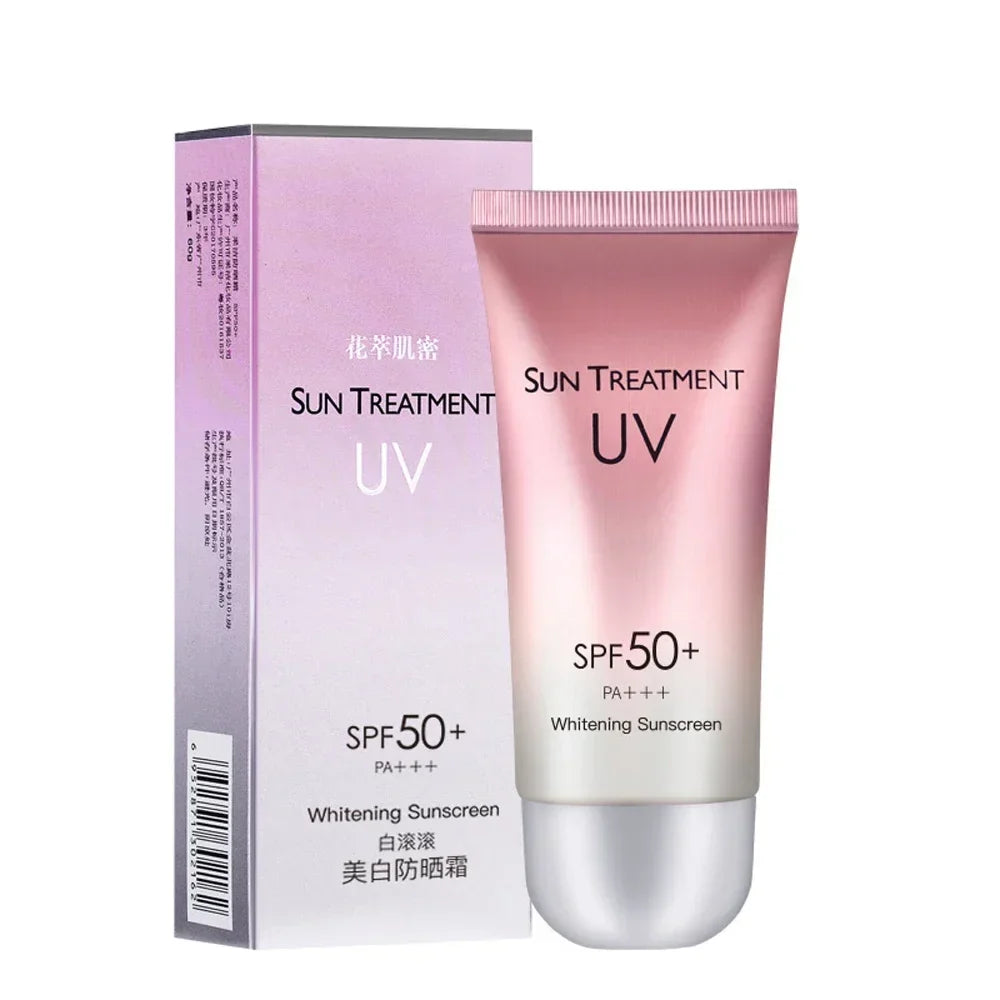 60ml Waterproof Facial Body Sunscreen Whitening Sun Cream Sunblock Skin Protective Cream Anti Sun Facial Protection Cream SPF50+
