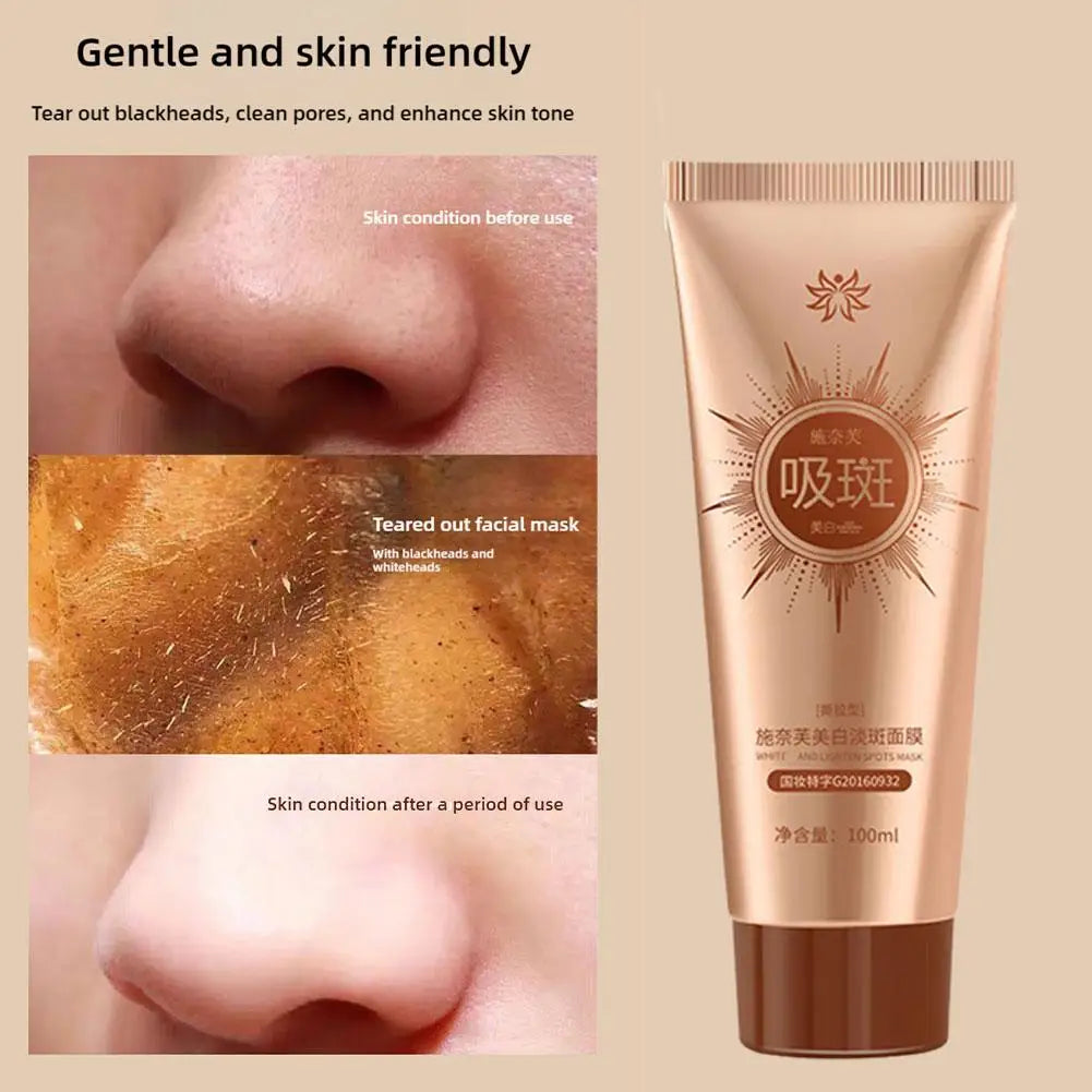 2/3PCS Spots Peel-Off Facial Mask Anti-Blemish Freckle Brightening Off Mask Deeply Clean Pore Tightening Moisturize Glowing Skin