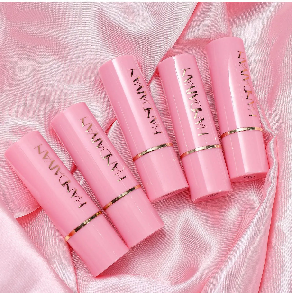 8 Colors Glitter Diamond Lipstick Long-Lasting Pink Brown Pearlescent Metallic Purple Sparkling Lipstick Makeup Cosmetic