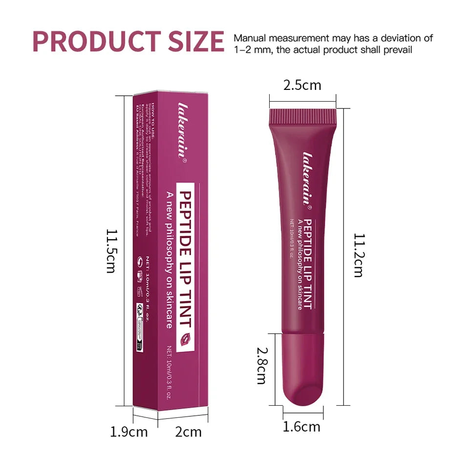 10ml Lip Glaze Moisturizing Jelly Lip Enrichment Oil Lasting Water Light Glass Lip Plump Oil Remove Line Lip Protection Serum