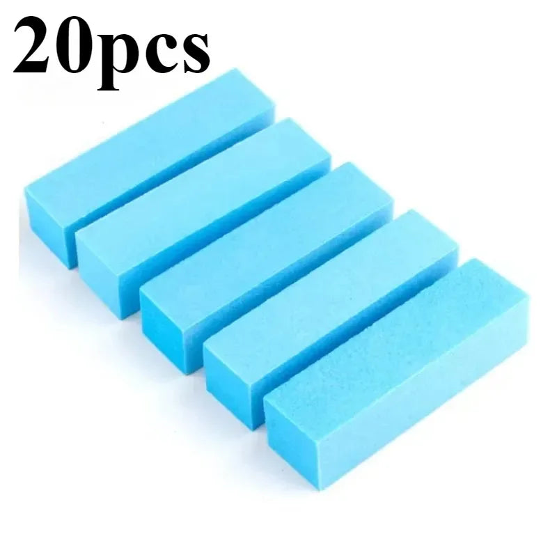 5/10/15/20Pcs Nail Buffer Professional Nail File Polisher Block Manicure Pedicure Files Sanding Polishing Sponge Nail Art tools
