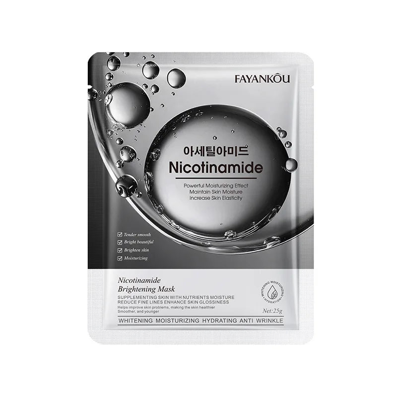 10pcs Vitamin C Niacinamide Retinol Face Mask Anti Wrinkle Moisturizing Brightening Firming Hydrating Facial Masks Skin Care